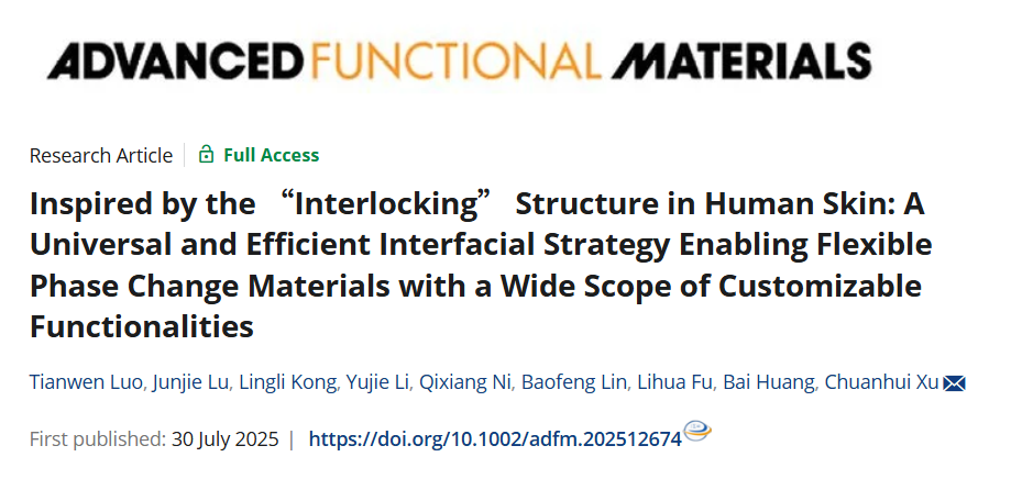我院先进高分子功能复合材料团队在柔性复合材料热管理应用领域取得新进展